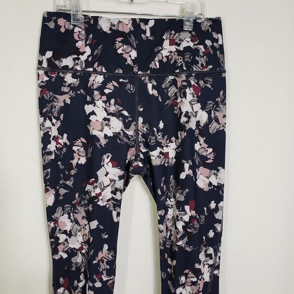 Athleta Women's Tights Small Challenge Bloom 7/8 Midnight Madness 385448-00 - Picture 6 of 11